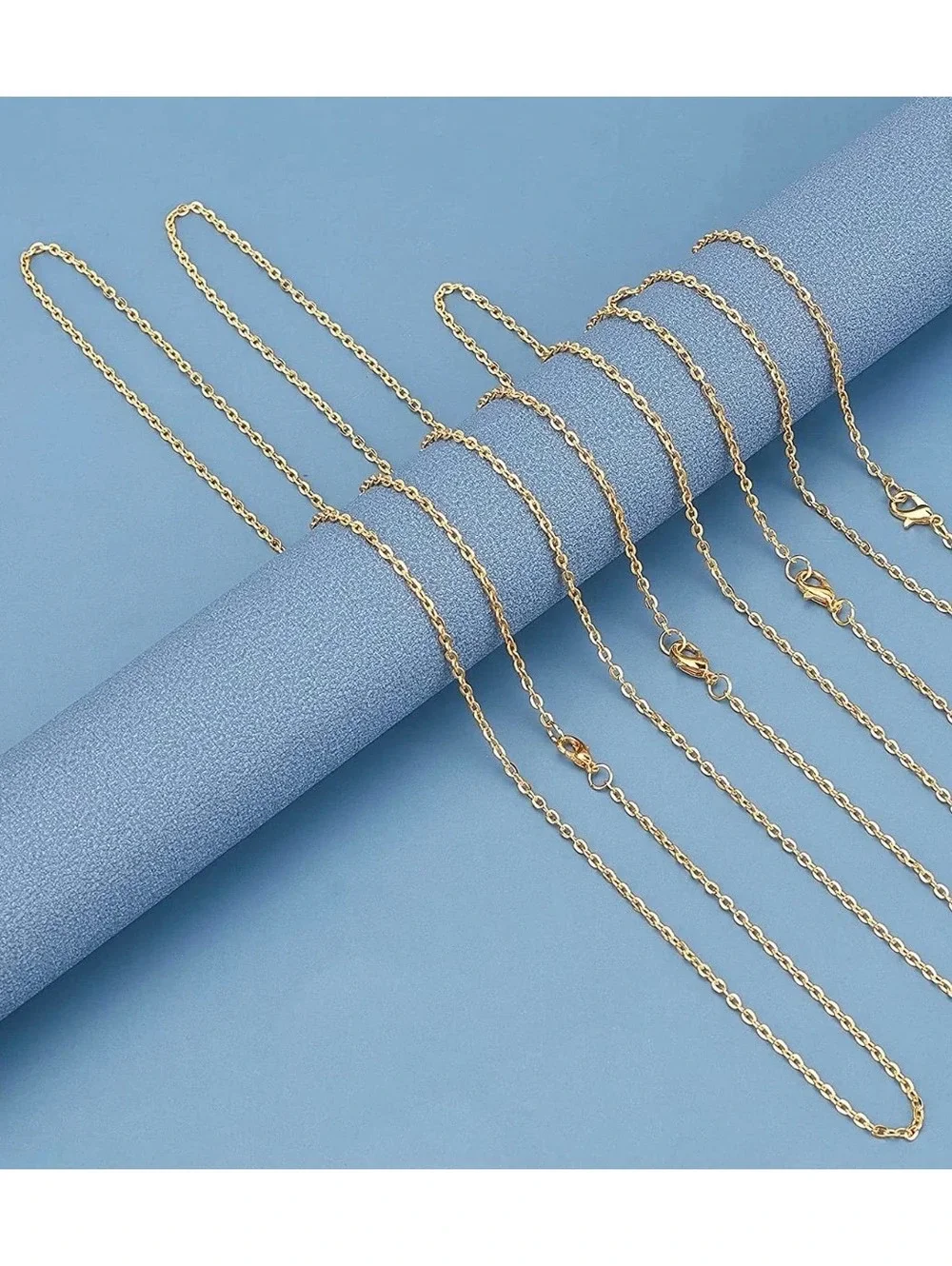 20 feet of Gold Tone Chain Necklace with Lobster Clasp